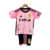 Kit Infantil Oviedo II Adidas 23/24 - Rosa com detalhes em preto