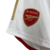 Image of Shorts Arsenal 23/24 - Masculino Adidas - Branco com detalhes em vermelho