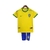 Kit Infantil Brasil Retrô 1998 - Nike - Amarelo