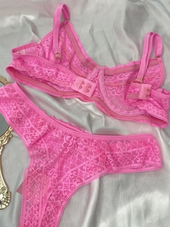 Conjunto Andressa rosa na internet