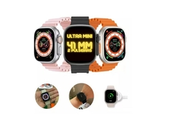 Smartwatch Hw68 Ultra Mini 41mm Nfc Gps 2 Pulseiras + Película