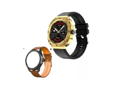 Relógio Smartwatch Redondo Ios/android Lançamento C/brindes na internet