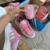 Tênis ADIDAS BAD BUNNY X CAMPUS ROSE na cor rosa, com detalhes brancos e cadarços rosas,