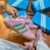 Tênis ADIDAS SAMBA BOLD na cor rosa com detalhes em verde