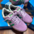 Tênis ADIDAS SAMBA BOLD na cor rosa com detalhes em verde