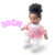 Boneca Nenem Menina Morena Hair Soft Super Macia - Monteiro Store