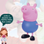 Kit 2 Bonecos Infantis Vinil Peppa e George Peppa Pig - Monteiro Store