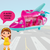 Brinquedo Playset Avião da Judy Aeromoça com Acessórios Rosa - loja online