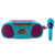 Conjunto Musical Boombox Infantil Karaoke Stitch Microfone