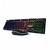 Kit Mouse e Teclado Gamer Exbom BK-G550 LED RGB