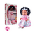 Boneca Angelina Negra Collezione 48 cm com Mamadeira Milk - comprar online