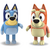 Kit 2 Bonecos Articulados Cachorrinhas Bluey e Bingo Bluey