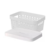 Kit 2 Cestos Organizador 4,5L com Tampa Branco (26x18cm) - loja online