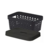 Kit 3 Cestos Organizador 4,5L com Tampa Preto (26x18cm) - loja online