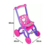 Carrinho Boneca Infantil Rosa Baby Car Florzinha Brinquedo