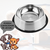 Comedouro Tigela Cachorro Gato Antiderrapante Inox 200ml