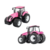 Imagem do Trator de Brinquedo Miniatura New Holland T8 Rosa