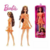 Boneca Barbie Fashionistas Morena Com Vestido Laranja