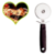 Cortador de Pizza Massa Redondo Lamina Inox Cabo Preto - comprar online