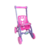 Carrinho Boneca Infantil Rosa Baby Car Florzinha Brinquedo