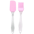 Kit 2 pcs Utensilio Pincel e Espatula de Silicone