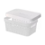 Kit 2 Cestos Organizador 4,5L com Tampa Branco (26x18cm) - comprar online