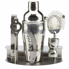 Set 7 Accesorios cocteleria Acero inox