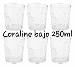 Vaso vidrio transparente CORALINE BAJO DURAX