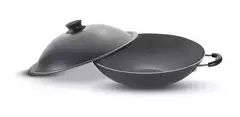 Wok con asas y tapa 36 cm Paris Tramontina - comprar online