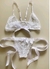 Conjunto Lingerie Com Fita Sexy Sem Bojo na internet