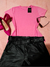 T-shirt basica rosa - Helohim moda feminina