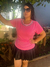 T shirt rosa com pedrarias - Helohim moda feminina
