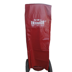 Funda para matafuegos con carro 75/100 kg