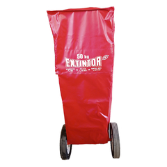 Funda para matafuegos con carro 50 kg