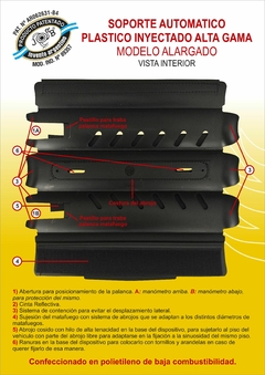 Soporte Alta Gama para matafuego Alargado (3”) - tienda online