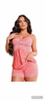 BABY DOLL NYDD LINGERIE CORAL