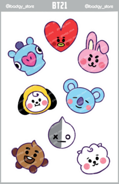 Bt21 planilla grande 10 x 15 cm