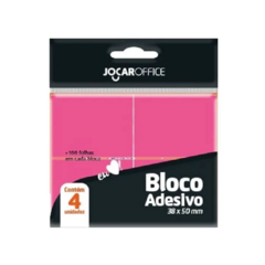 4 BLOCOS ADESIVOS 38MMX50MM JOCAR - comprar online