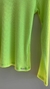 Blusa Canelada Verde Lima - comprar online