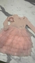 Vestido Babados em Tule Rosa - comprar online