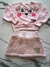 Conjunto Moletom e Short Saia em Teddy