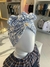 Turbante Azul e Branco - comprar online