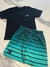 Conjunto Camiseta Jfox e Bermuda Verde - Villa Kids Boutique