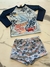 Conjunto Camiseta e Sunga Estampado - comprar online