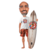 Caricatura Surfista Radical - Estilo Ouro