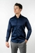 Camisa social strech Azul marinho - comprar online