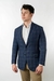 Blazer Linho Azul Xadrez - comprar online