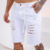 Short Masculino Jeans Branco: Estilo Fresco e Descontraído
