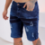 Bermuda Jeans Masculina Destroyed: Autenticidade Denim - Vibe Jeans