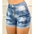 Short Jeans Feminino Cintura Alta com Lycra - Vibe Jeans
